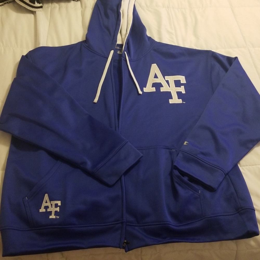Air Force Falcon zip up hoodie